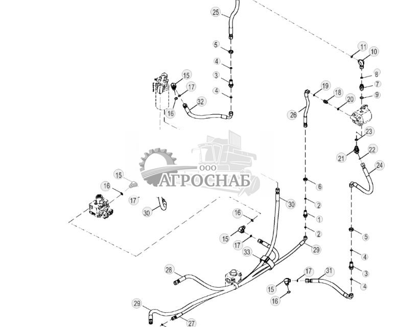 Гидравлические линии привода реверсивного вентилятора (без байпасной линии) - ST328 72.jpg
